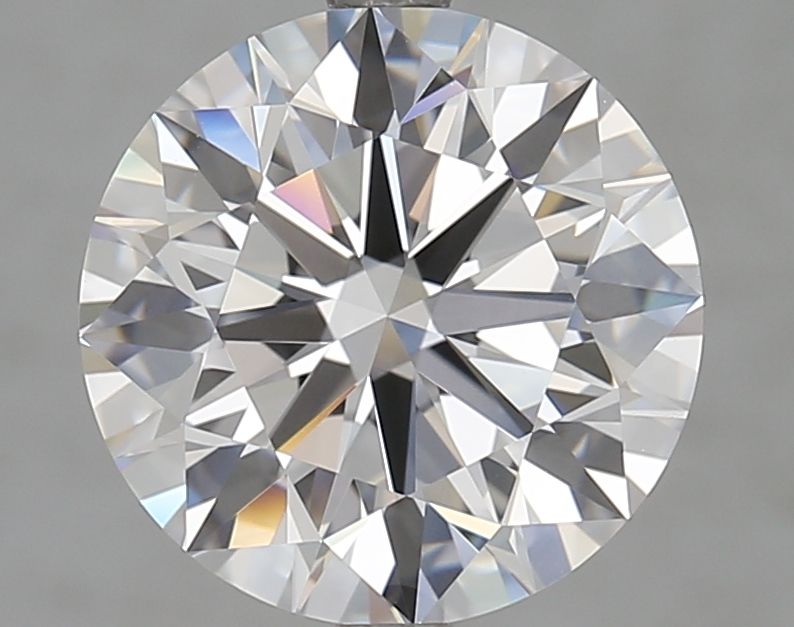 Diamant Rond 4.02 ct - Couleur D - Pureté VVS2