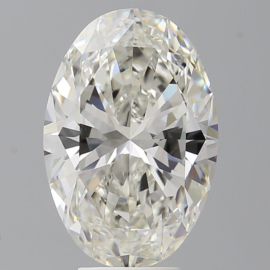6.09 ct. oval Lab Grown Diamond front image