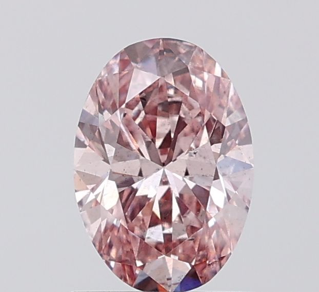1.02 CT Fancy Intense Brownish Pink OVAL
