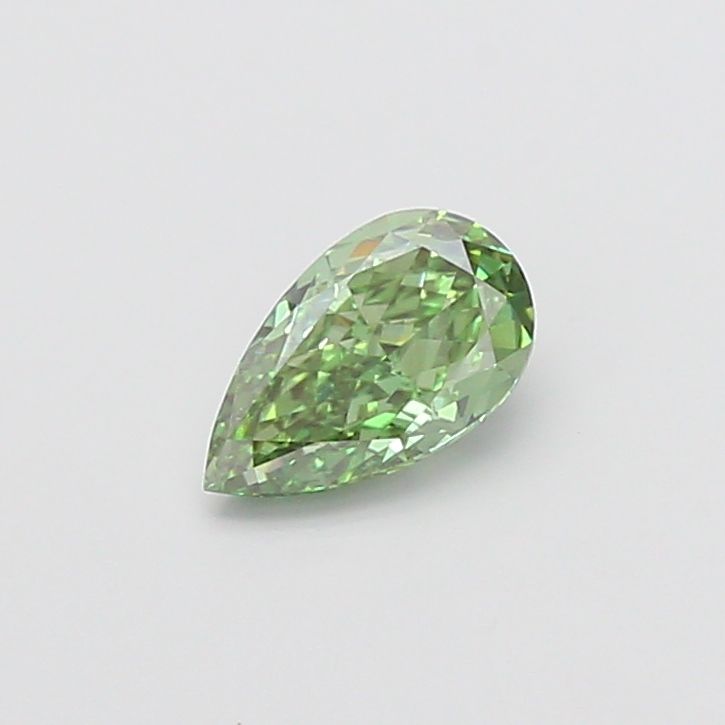 1.0 CT Fancy Vivid Green PEAR