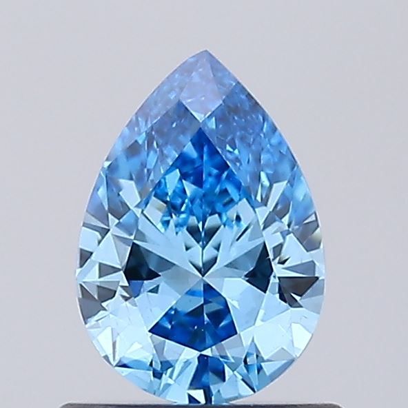 0.59 CT Fancy Vivid Blue PEAR