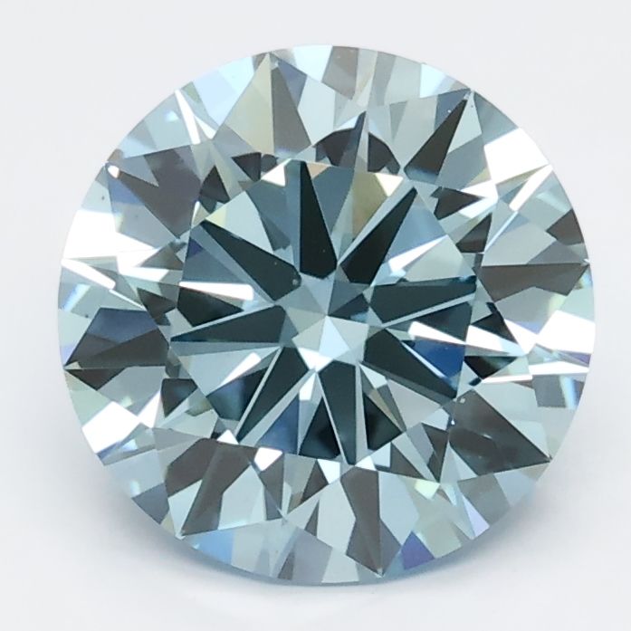 2.0 CT Fancy Vivid Blue ROUND