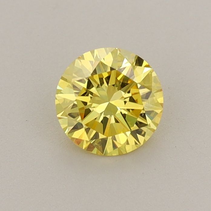 0.53 CT Fancy Vivid Yellow ROUND
