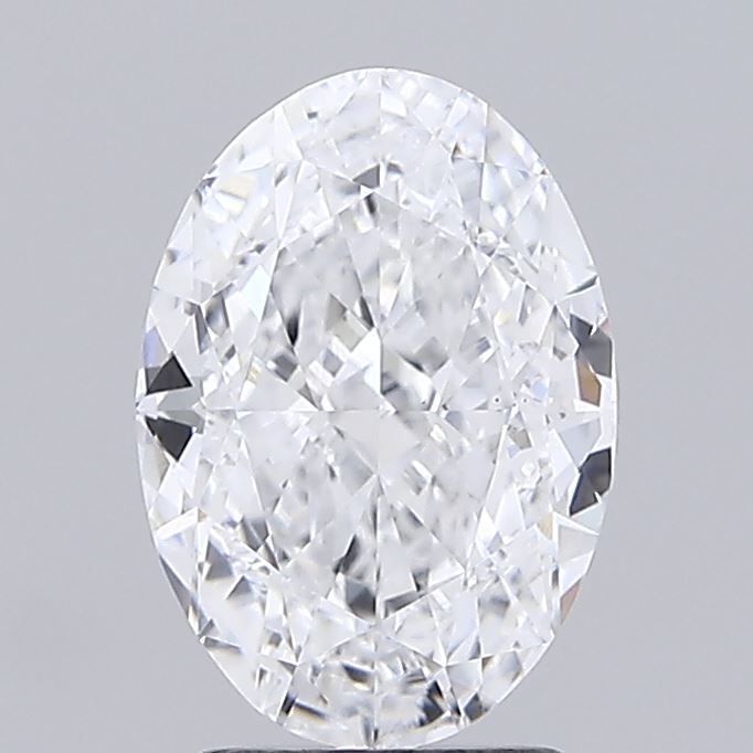3.01 ct. oval Lab Grown Diamond front image