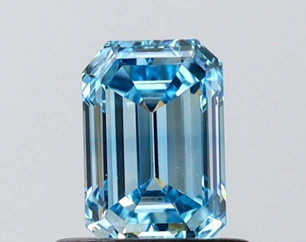 0.76 CT Fancy Vivid Blue EMERALD