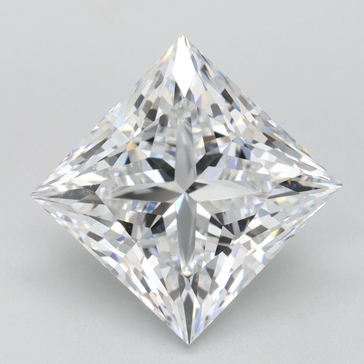 4.14 ct. princess Lab Grown Diamond front image