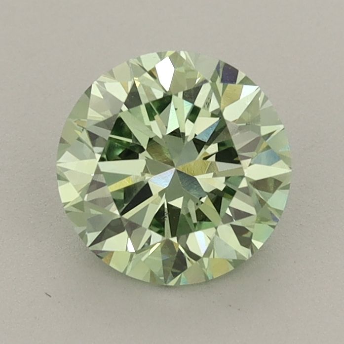 1.1 CT Fancy Vivid Green ROUND