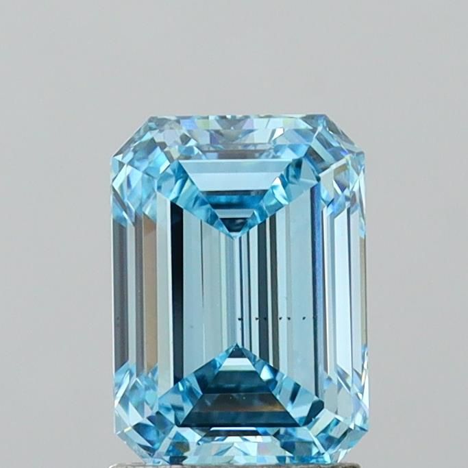 1.95 CT Fancy Vivid Blue EMERALD