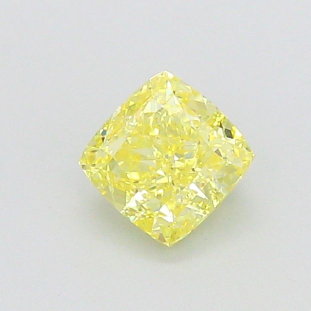 1.08 CT Fancy Intense Yellow CUSHION MODIFIED