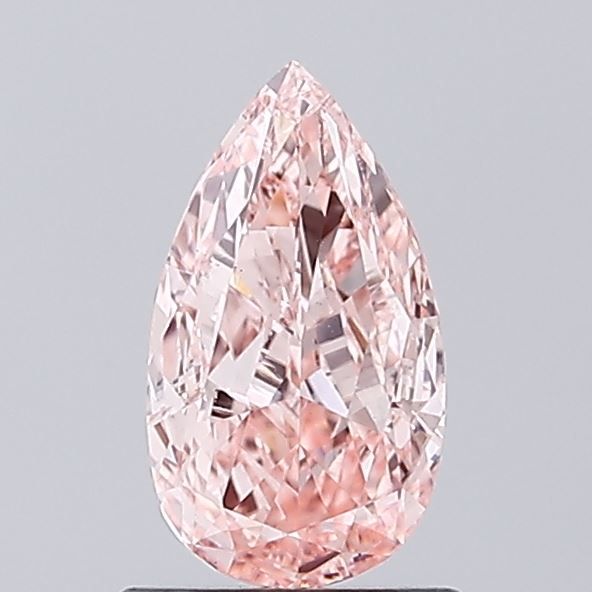 1.0 CT Fancy Intense Orangey Pink PEAR