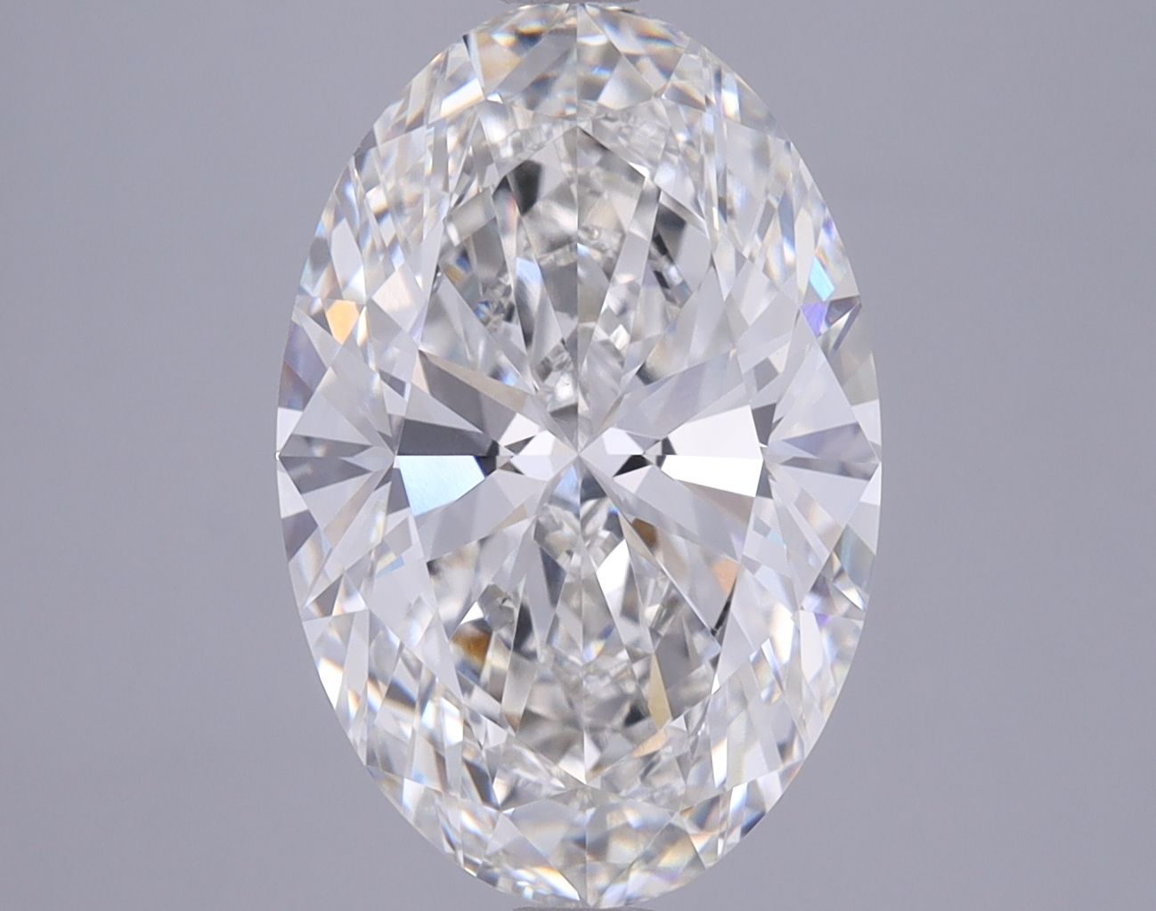 4.72 ct. oval Lab Grown Diamond front image