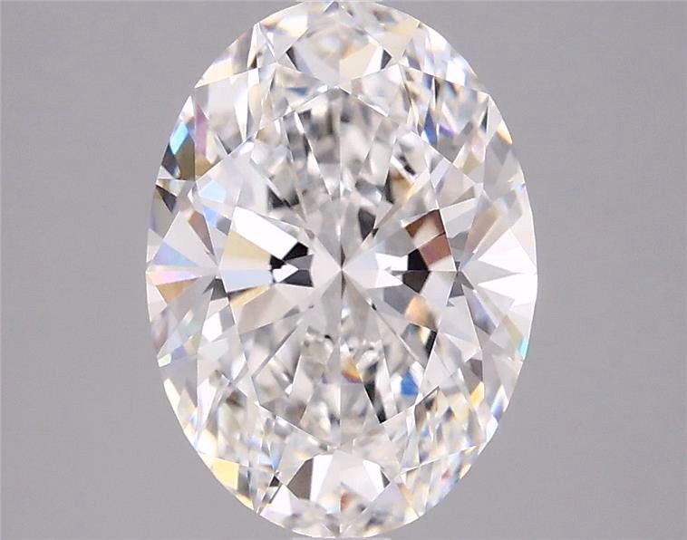 4.10 ct. oval Lab Grown Diamond front image