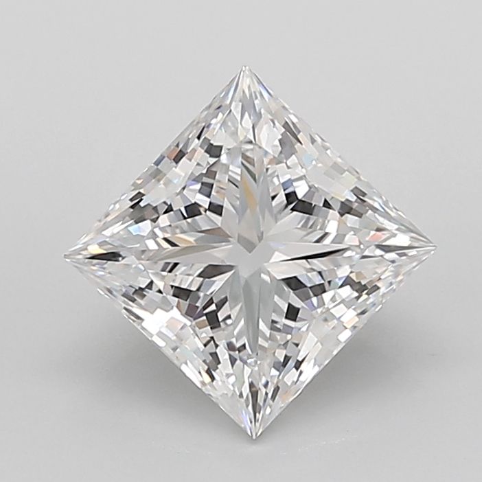 4.02 ct. princess Lab Grown Diamond front image