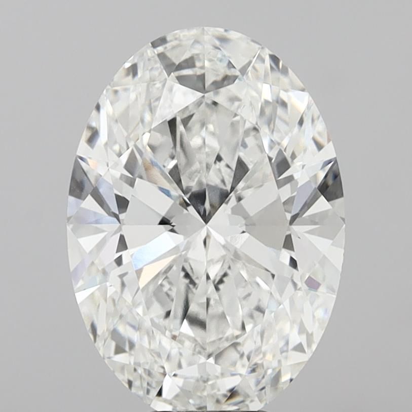 8.03 ct. oval Lab Grown Diamond front image