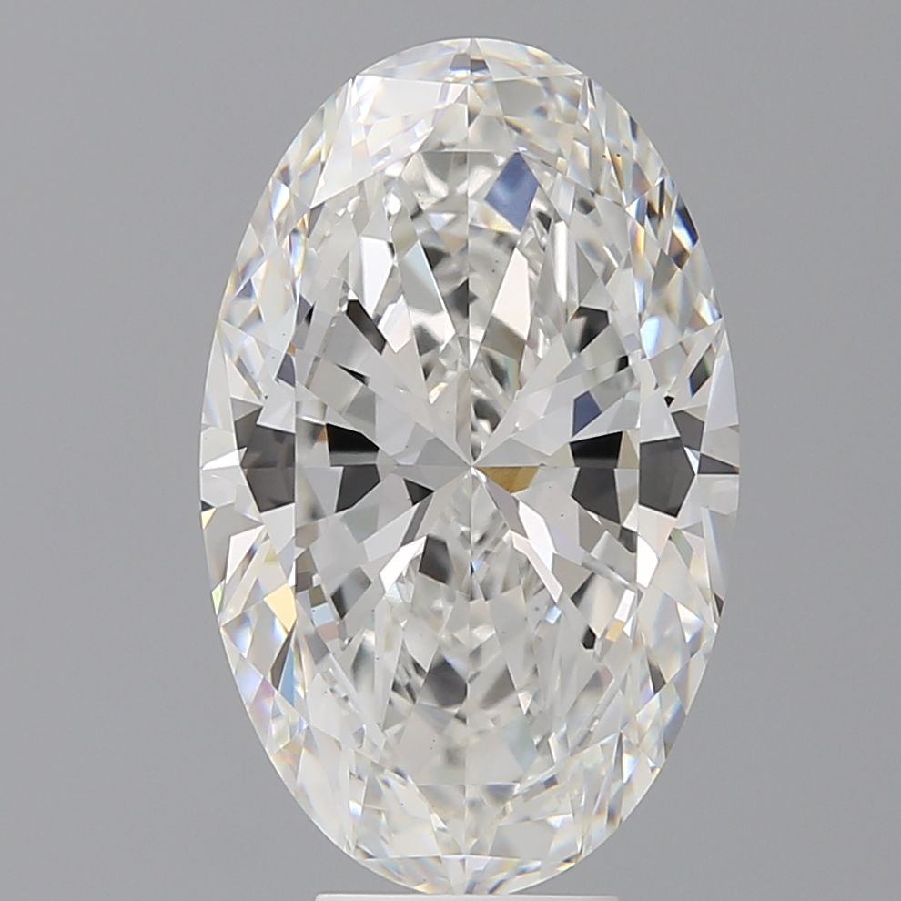 7.04 ct. oval Lab Grown Diamond front image