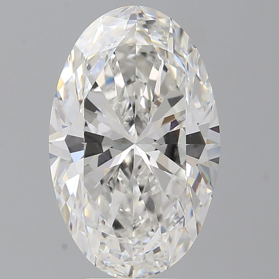 7.07 ct. oval Lab Grown Diamond front image