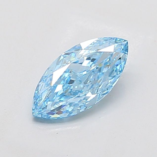 1.56 CT Fancy Vivid Blue MARQUISE