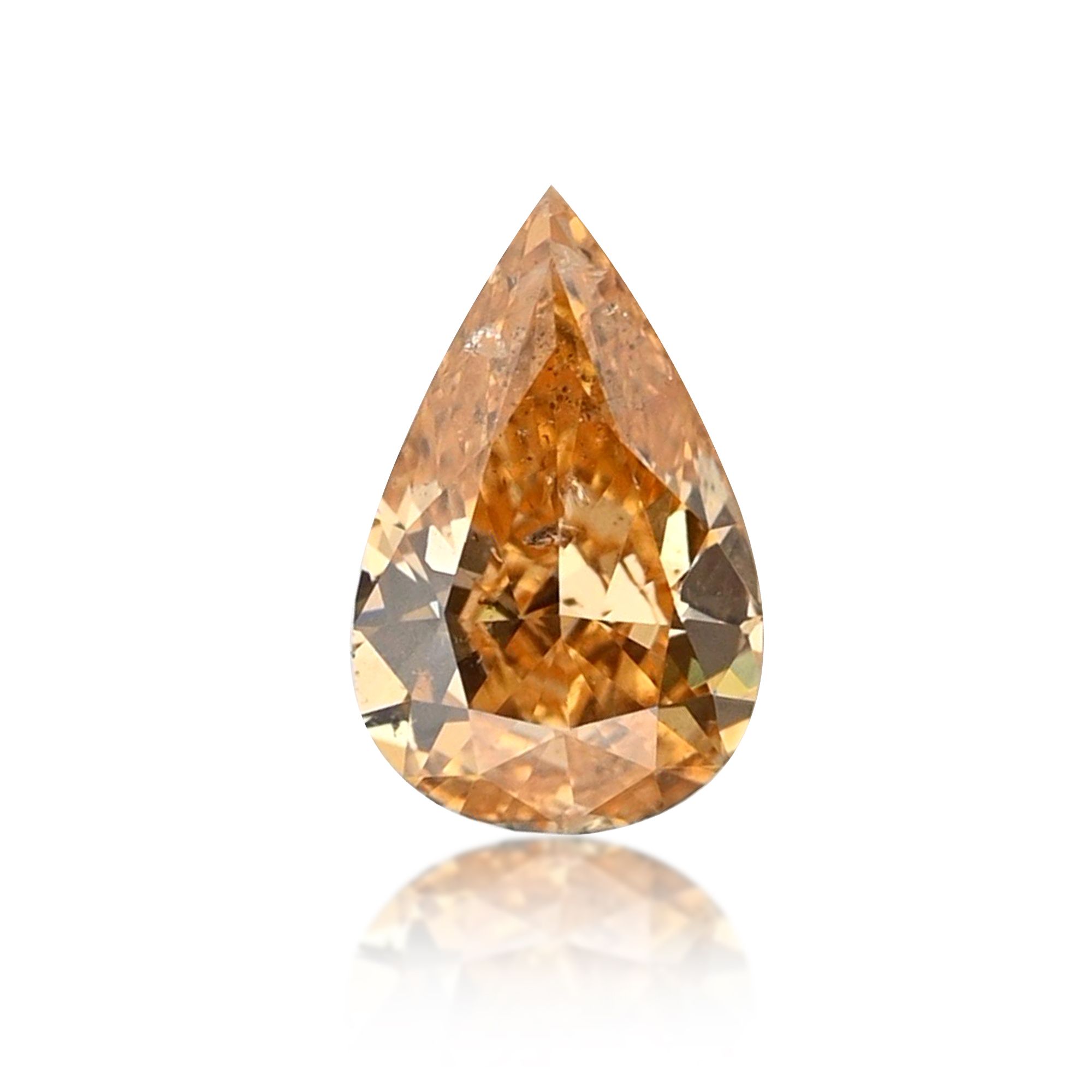 Diament 0.26 ct Fancy Intense Yellow Orange/SI2