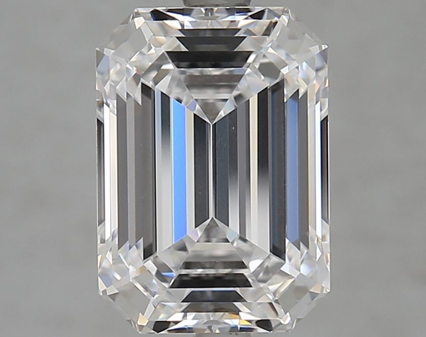 Diamant Émeraude 4.09 ct - Couleur D - Pureté VVS2