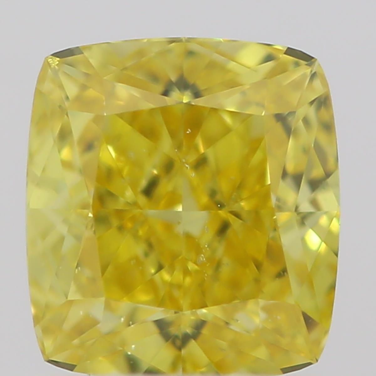Diament 0.5 ct Fancy Vivid Yellow/SI1