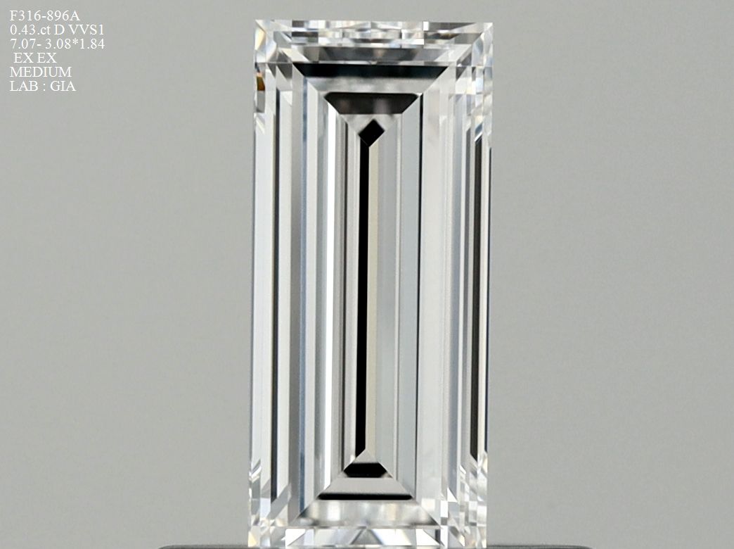 0.43 ct Baguette Diamond