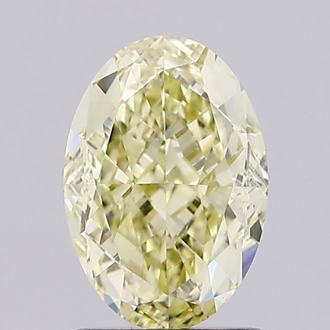 1.55 CT Fancy Yellow OVAL