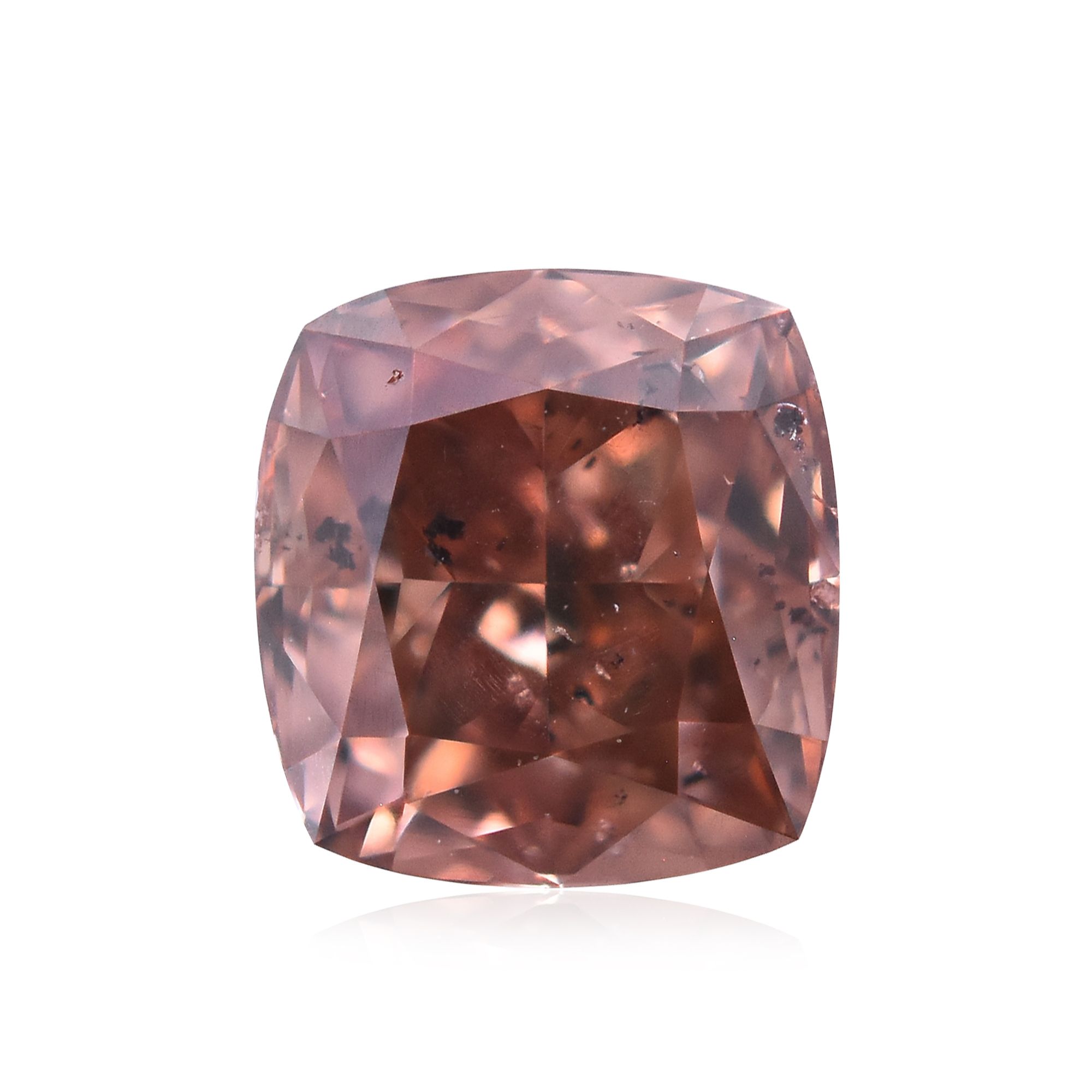 Diament 0.41 ct Fancy Deep Pink Brown/SI2