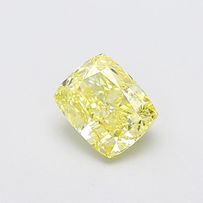 1.23 CT Fancy Intense Yellow CUSHION MODIFIED