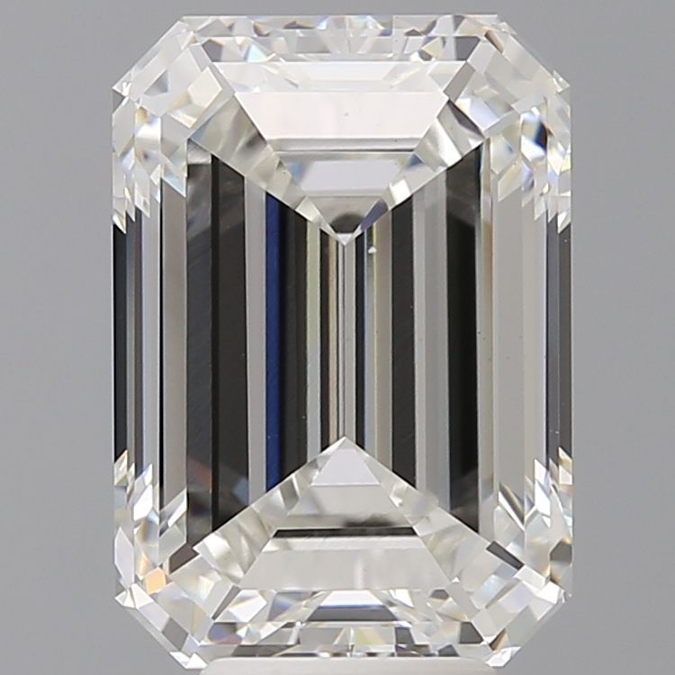 7.04 ct. emerald Lab Grown Diamond front image