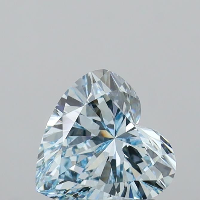1.13 CT Fancy Intense Blue HEART