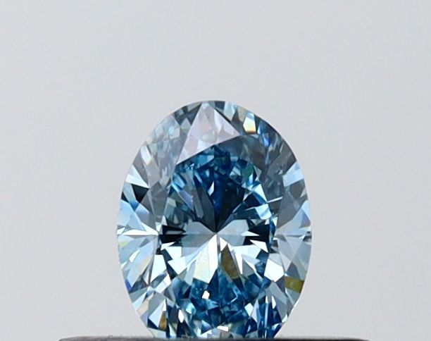 0.36 CT Fancy Vivid Blue OVAL