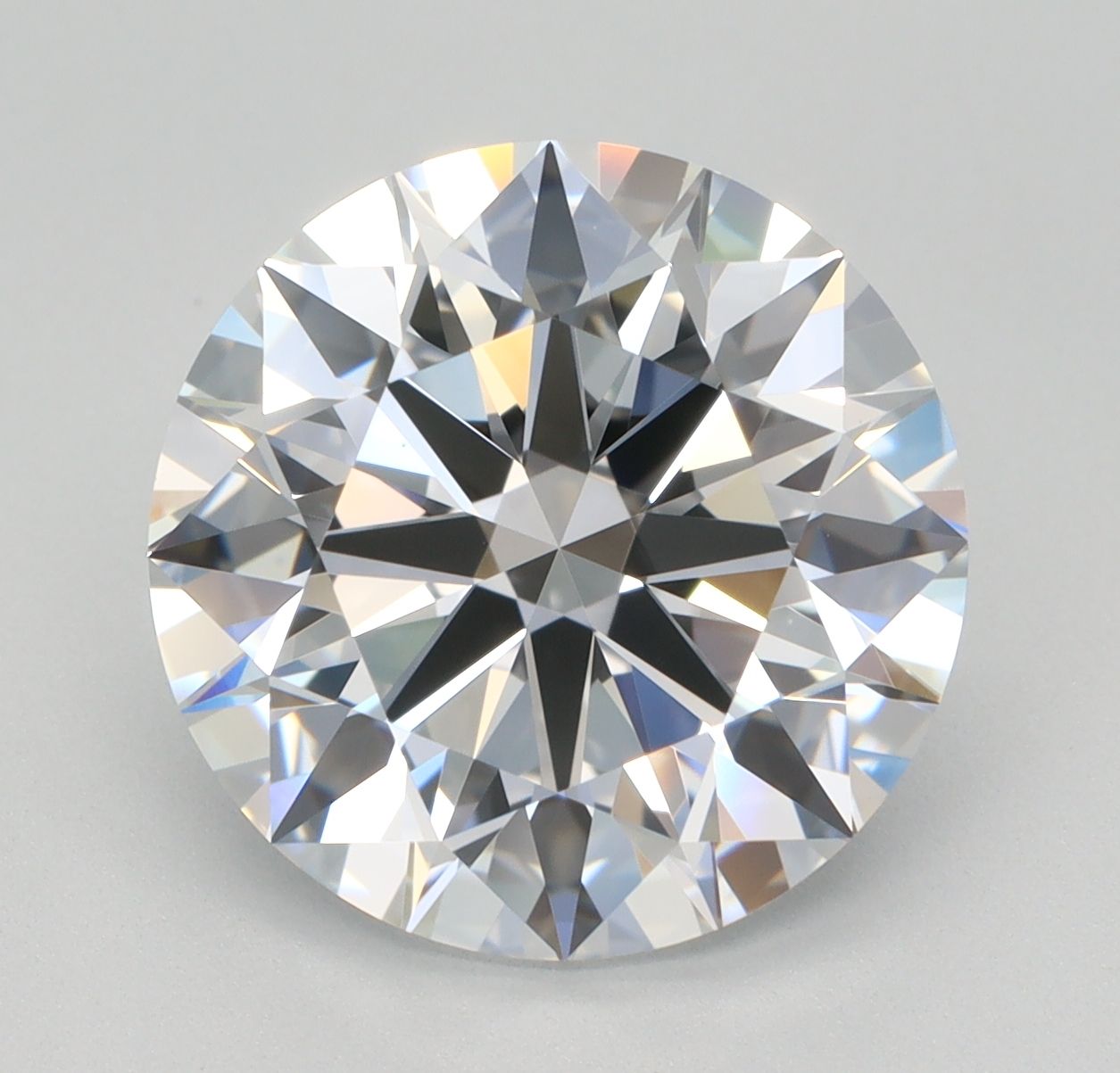 Diamant Rond 4.01 ct - Couleur D - Pureté VVS2