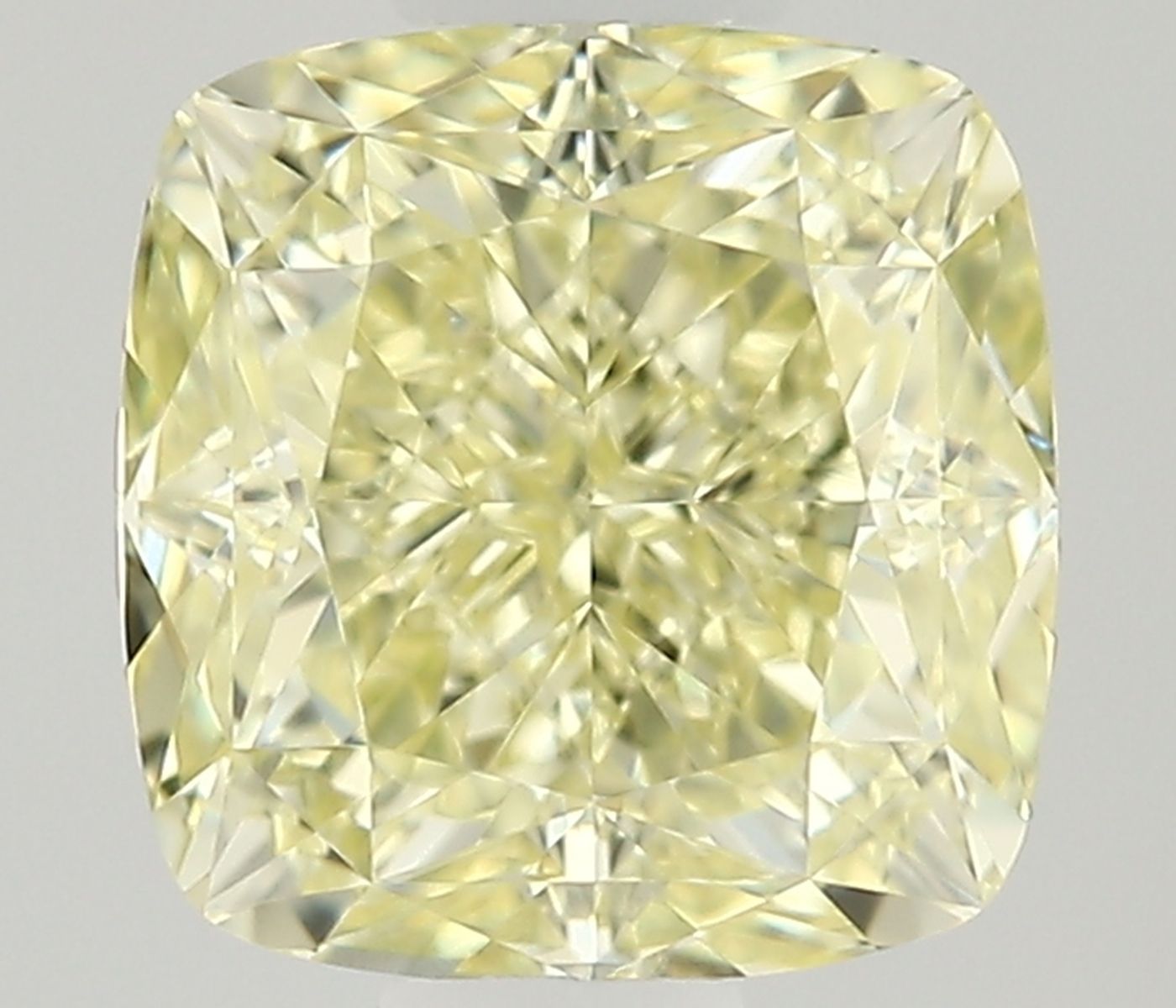Diament 0.64 ct Fancy Light Yellow/IF