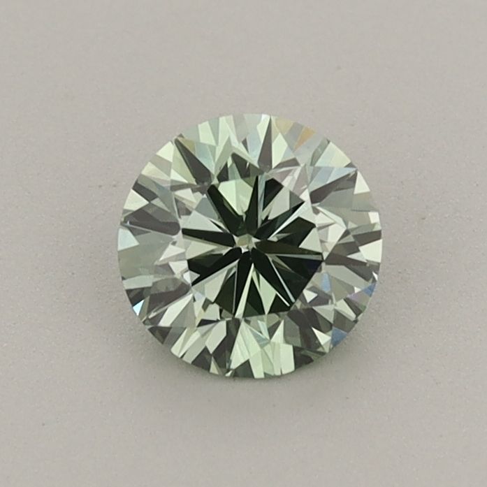 0.53 CT Fancy Vivid Green ROUND