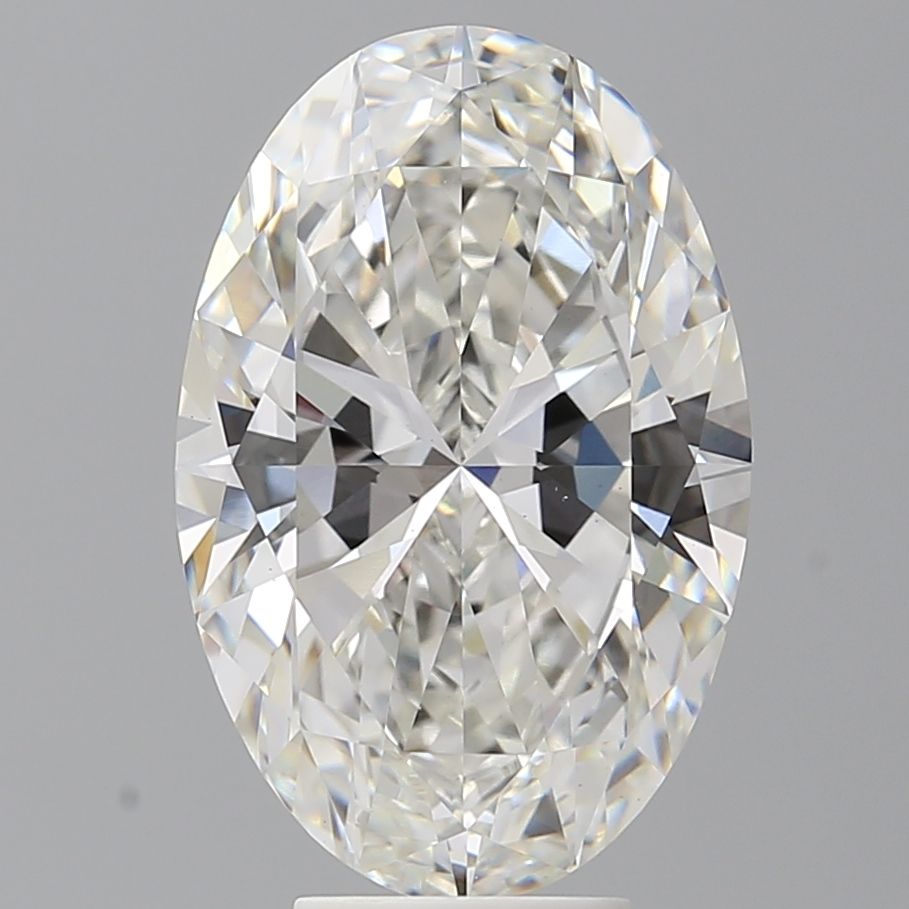 6.05 ct. oval Lab Grown Diamond front image