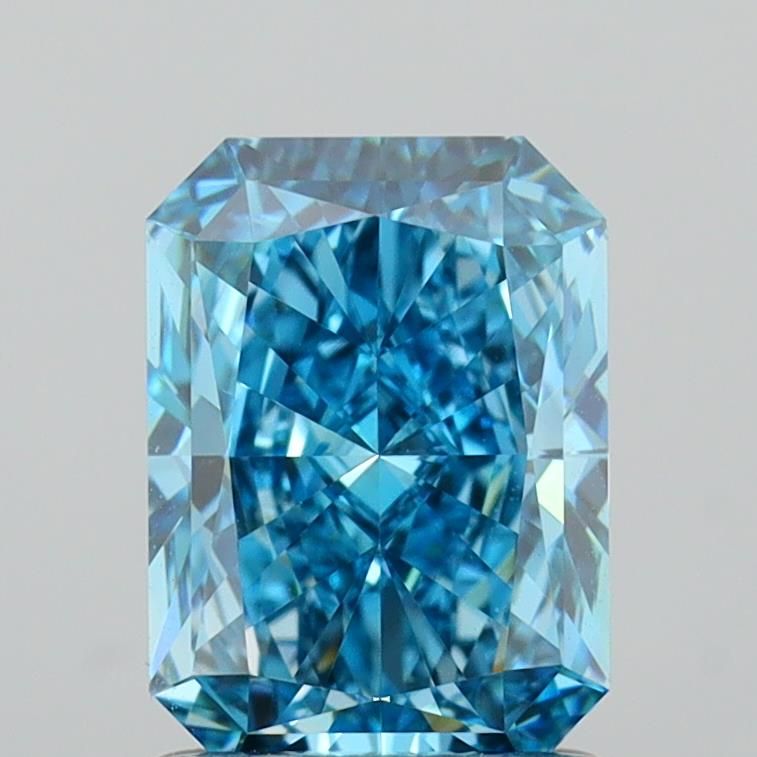 1.52 CT Fancy Vivid Blue RADIANT