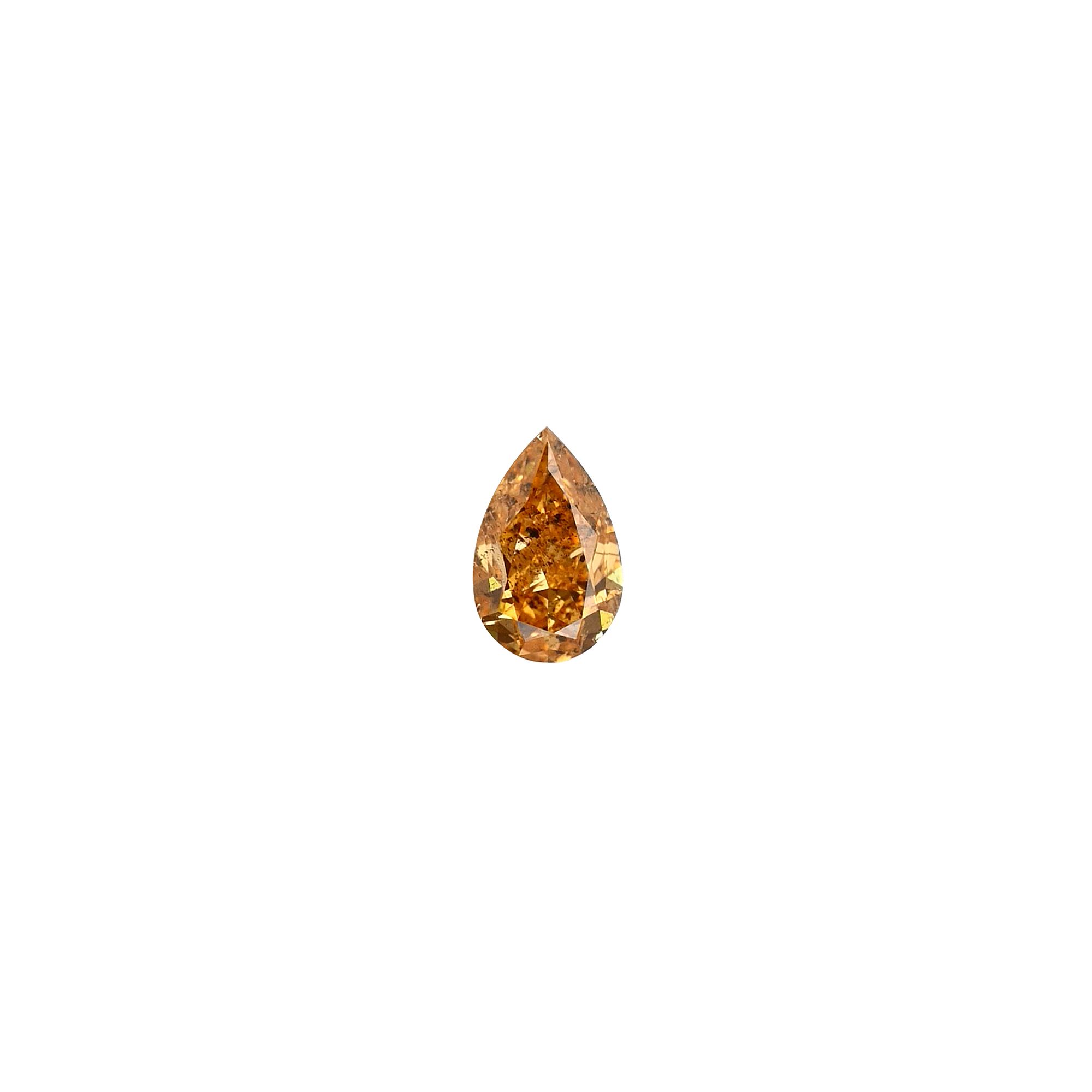 Diament 0.49 ct Fancy Intense Yellow/