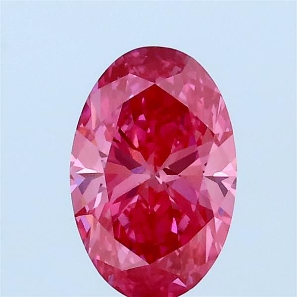 0.73 CT Fancy Vivid Pink OVAL