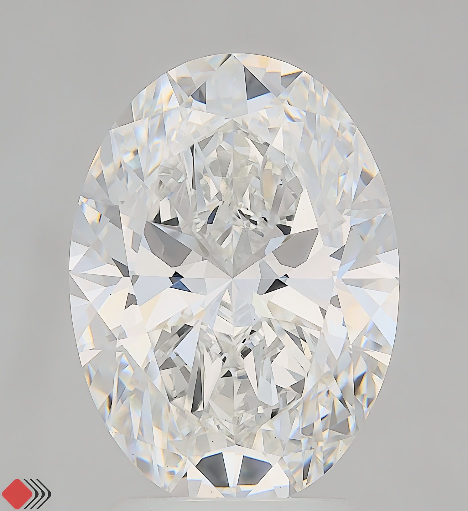 3.04 ct. oval Lab Grown Diamond front image