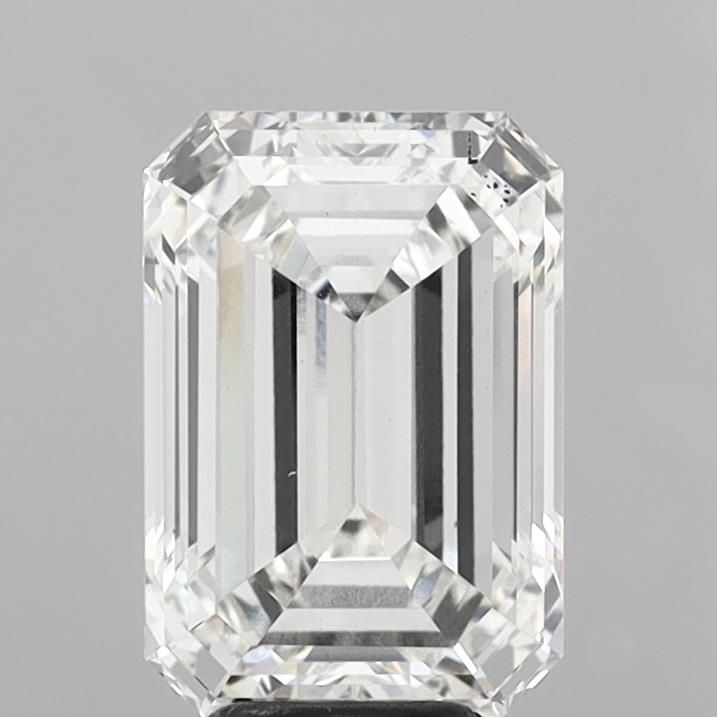 6.09 ct. emerald Lab Grown Diamond front image