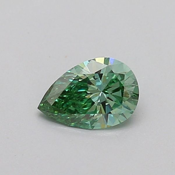 0.3 CT Fancy Vivid Green PEAR