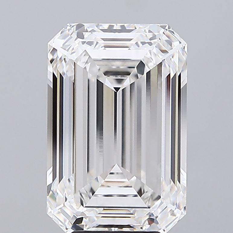6.20 ct. emerald Lab Grown Diamond front image