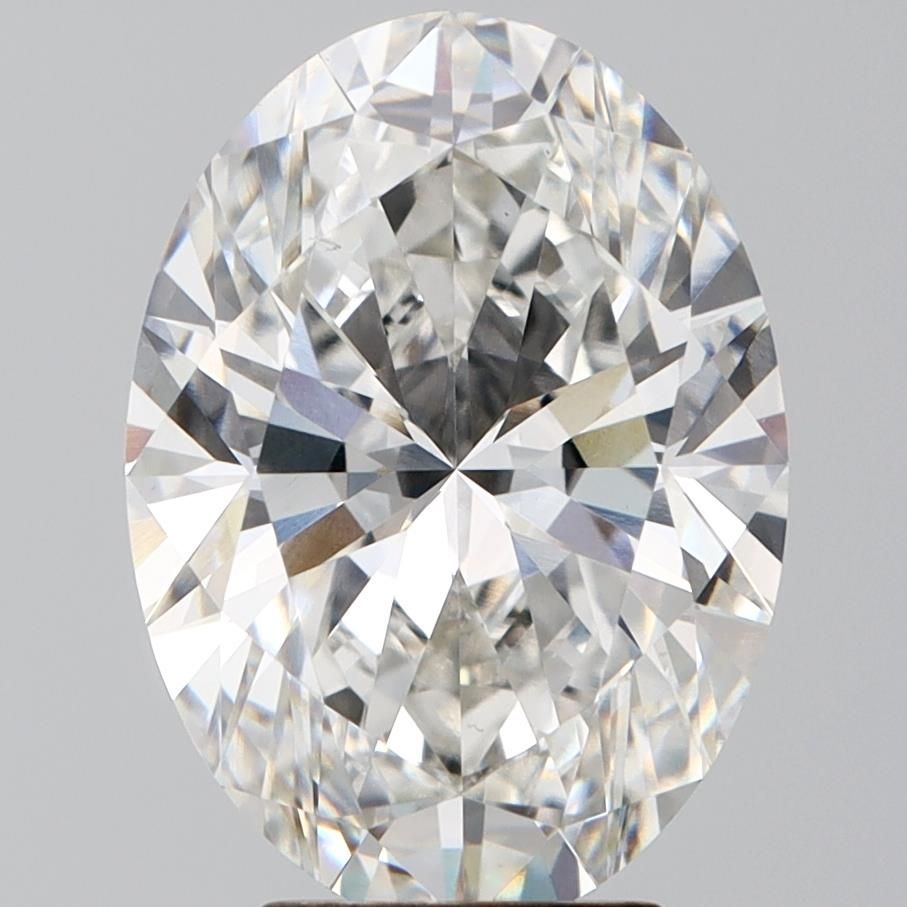 5.02 ct. oval Lab Grown Diamond front image