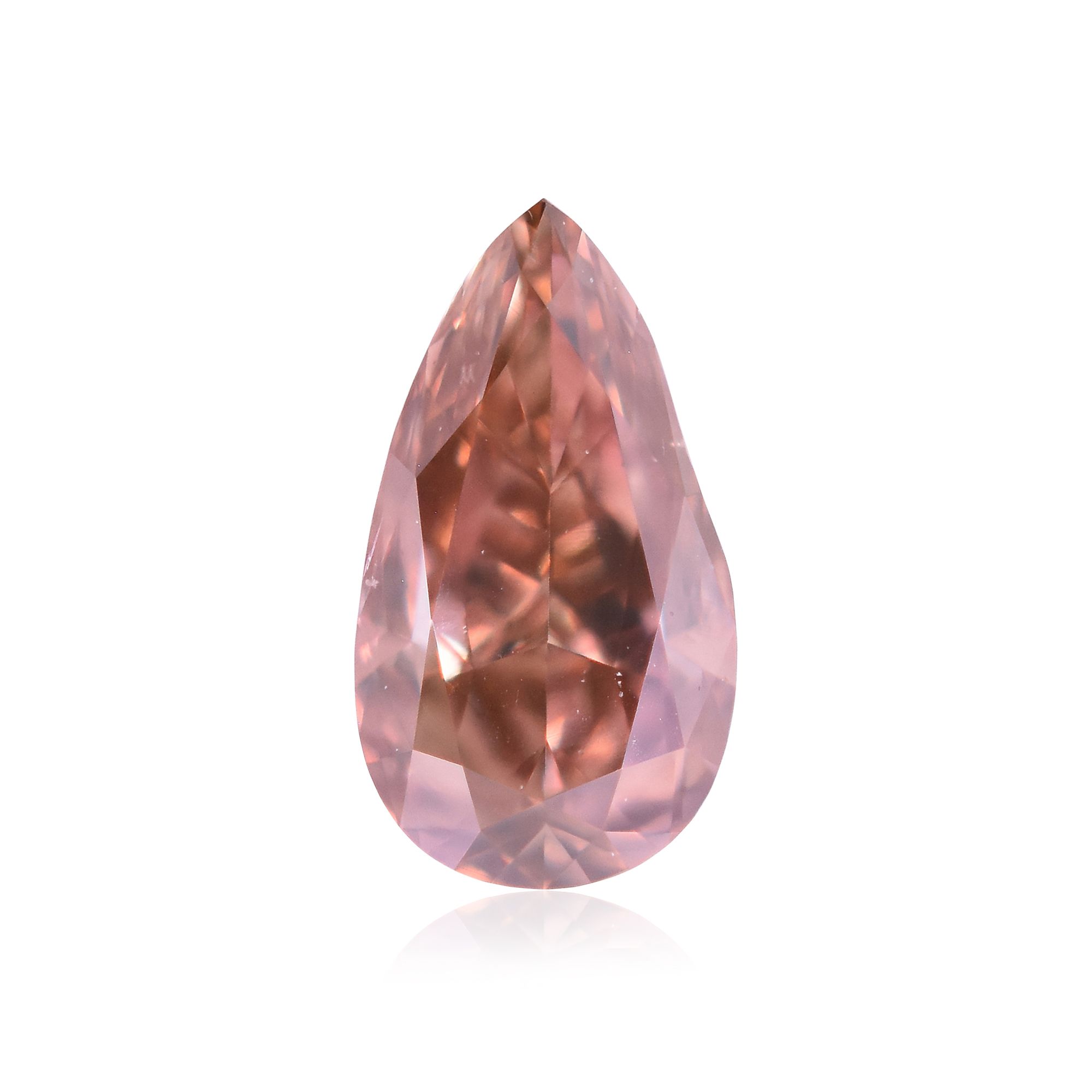 Diament 0.24 ct Fancy Deep Orangey Pink/VS2