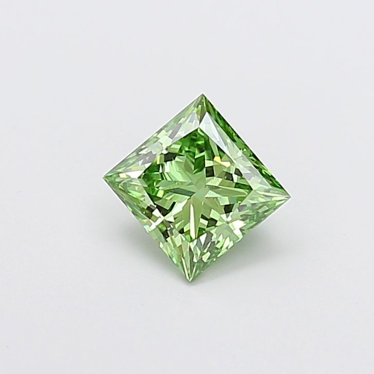 1.01 CT Fancy Vivid Green PRINCESS