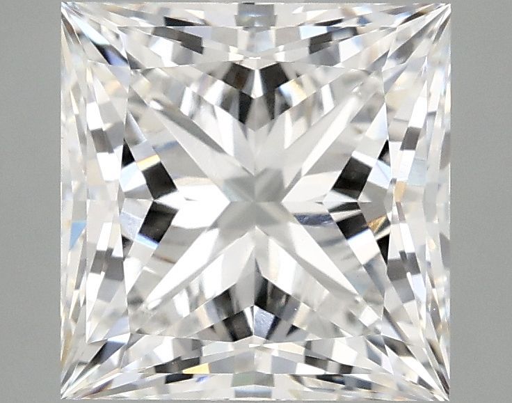 3.85 ct. princess Lab Grown Diamond front image