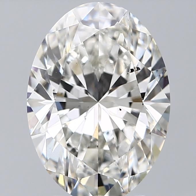 3.77 ct. oval Lab Grown Diamond front image