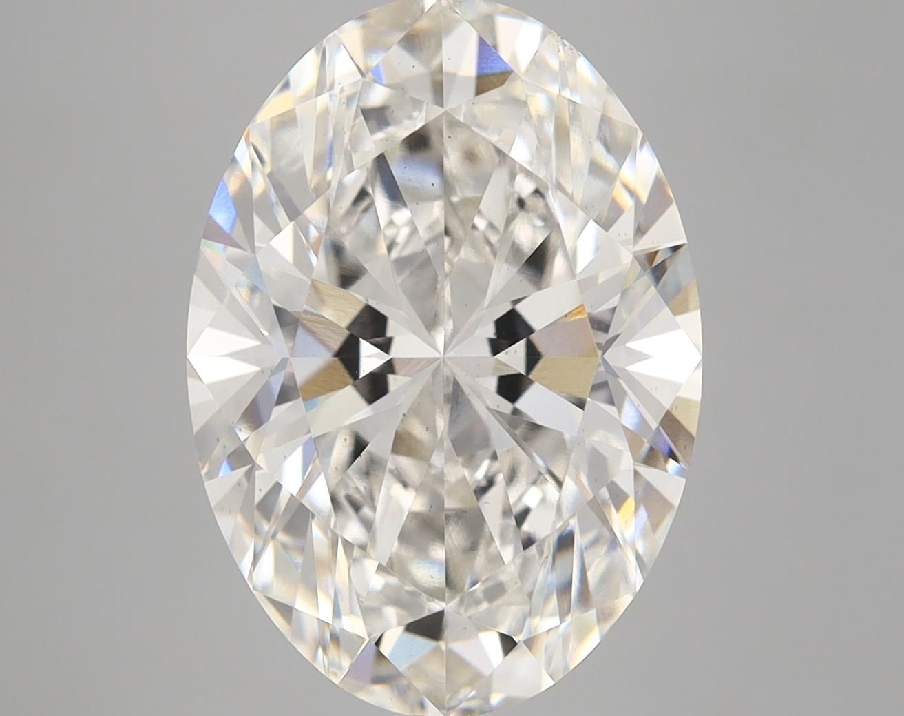 6.06 ct. oval Lab Grown Diamond front image