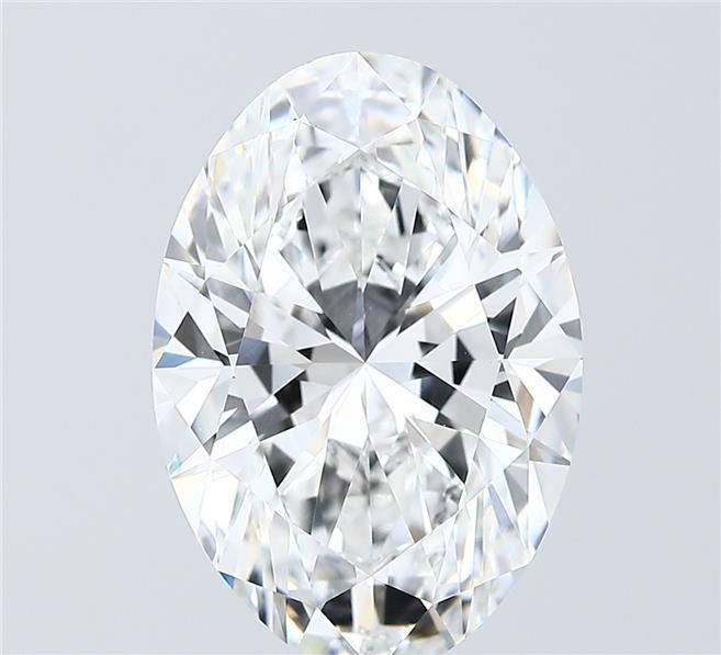 6.08 ct. oval Lab Grown Diamond front image