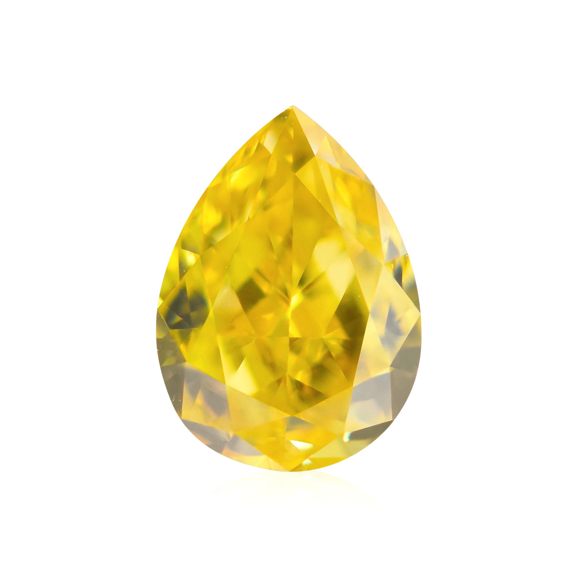 Diament 0.38 ct Fancy Vivid Yellow/VS2